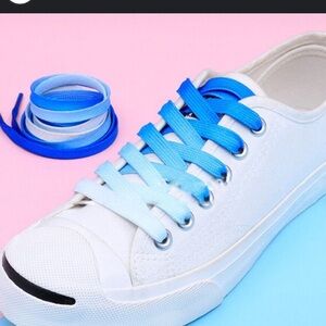 Get the Fade: Colorful Shoe Laces You'll Love Two packs Blue and Black gradient